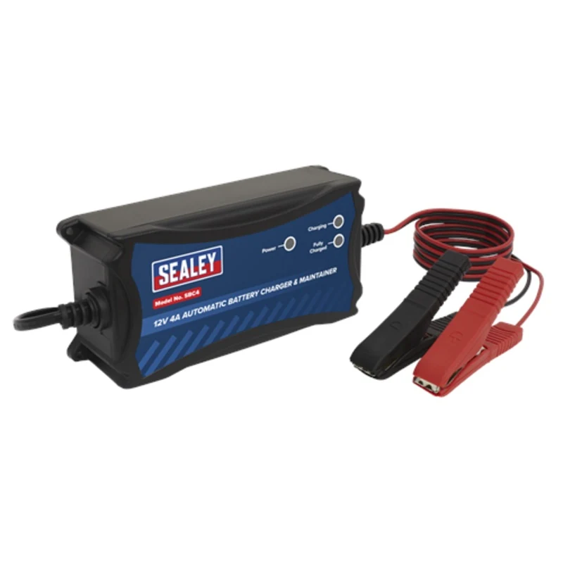 Sealey Battery Maintainer Charger 12V 4A Fully Automatic